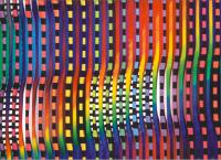 Checking Over the Rainbow #17 • detail • 46.5” x 77”  • Copyright © 1994 Caryl Bryer Fallert 