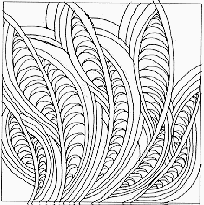 original sketch for Feather Study #14
